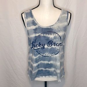 Lucky Brand XL Blue and white tank…